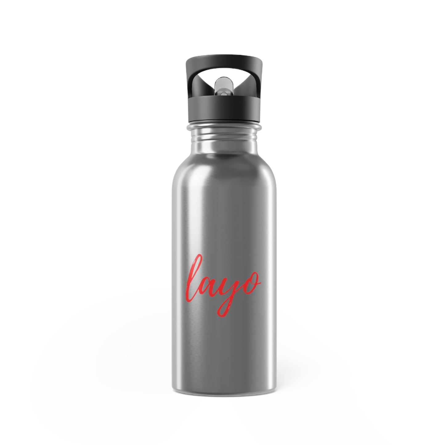 Stainless Steel Water Bottle With Straw, 20oz