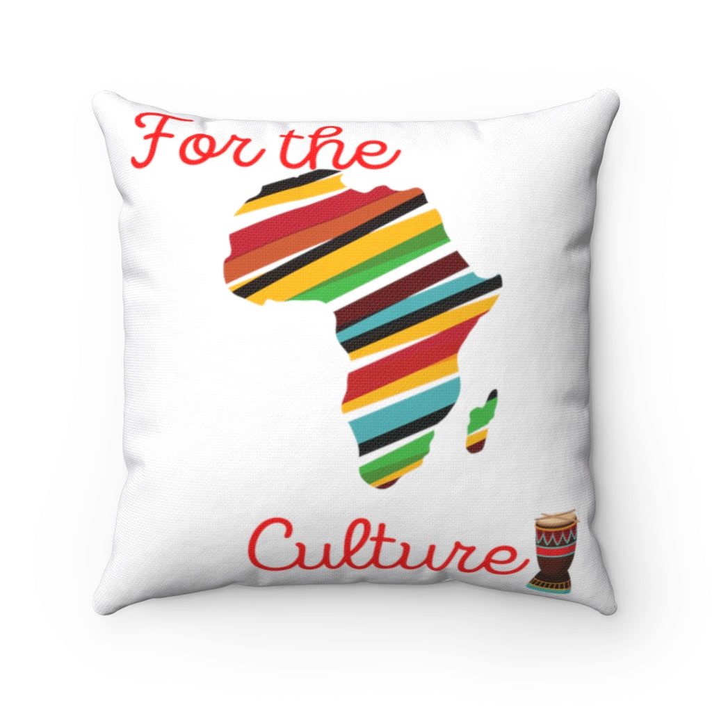 African For The Culture I Spun Polyester Square Pillow