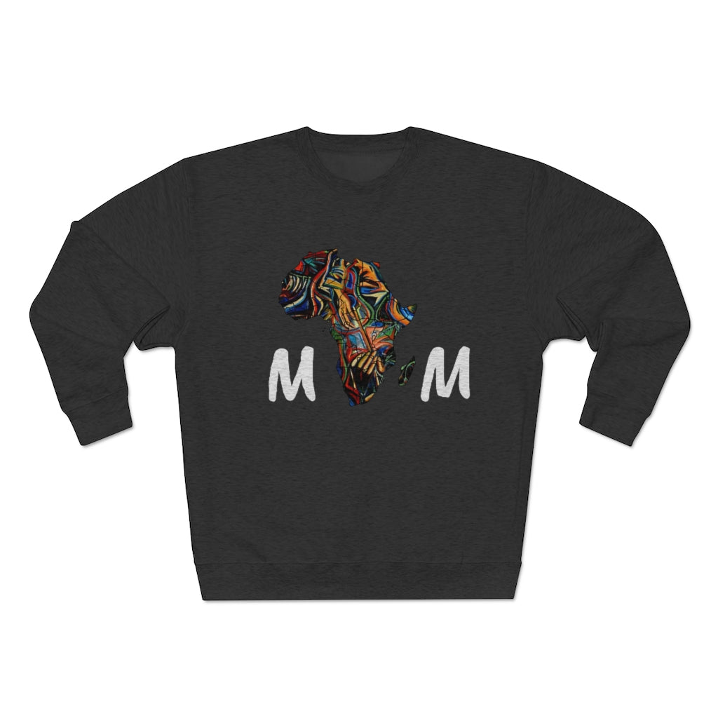 African mom Unisex Premium Crewneck Sweatshirt