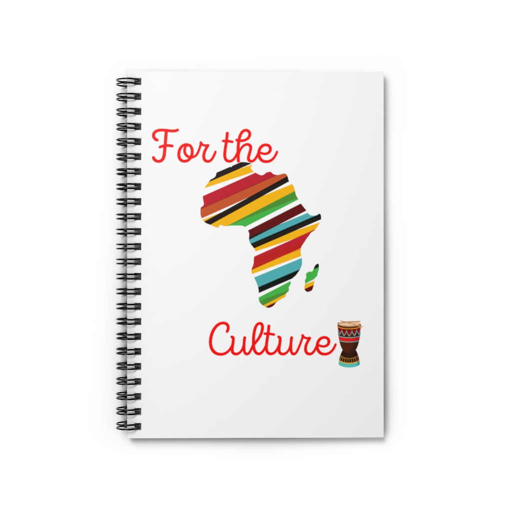 African I For the Culture I Spiral Notebook - Ruled Line