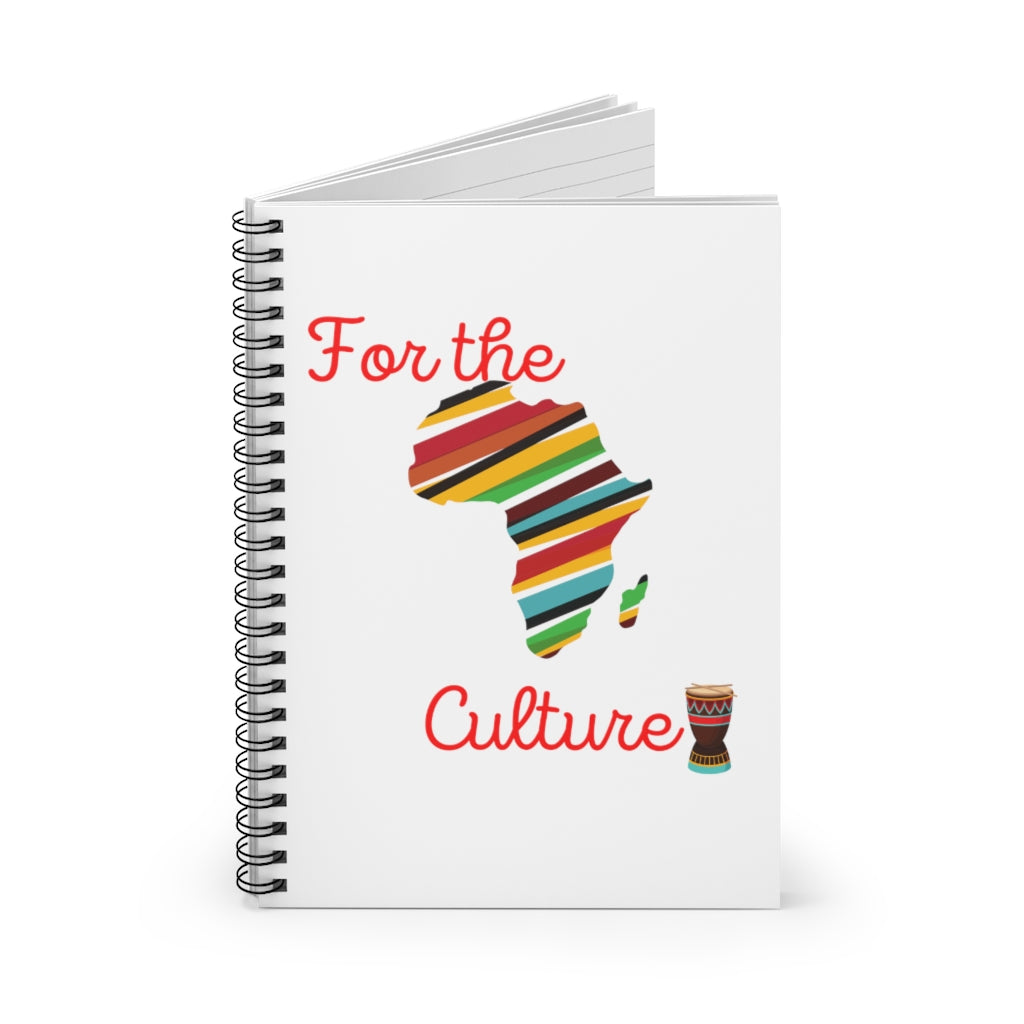 African I For the Culture I Spiral Notebook - Ruled Line