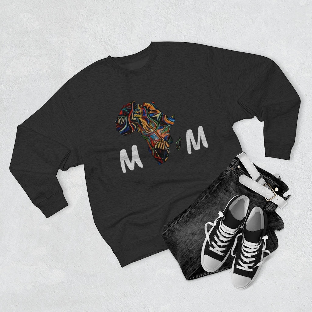 African mom Unisex Premium Crewneck Sweatshirt