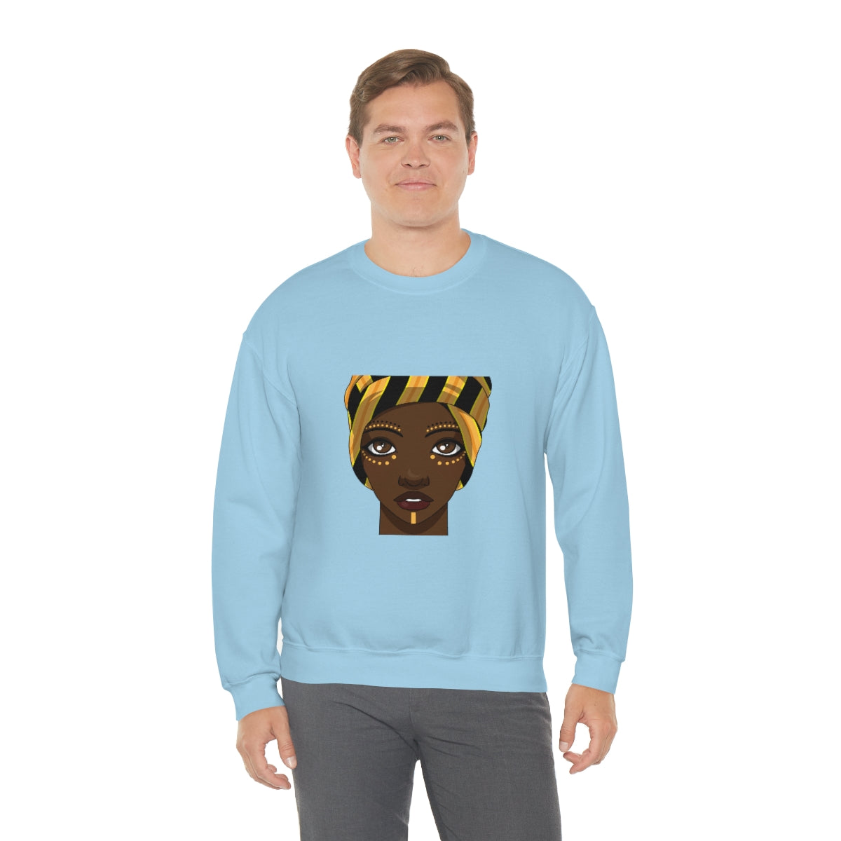 Beautiful African Woman -Unisex Heavy Blend™ Crewneck Sweatshirt