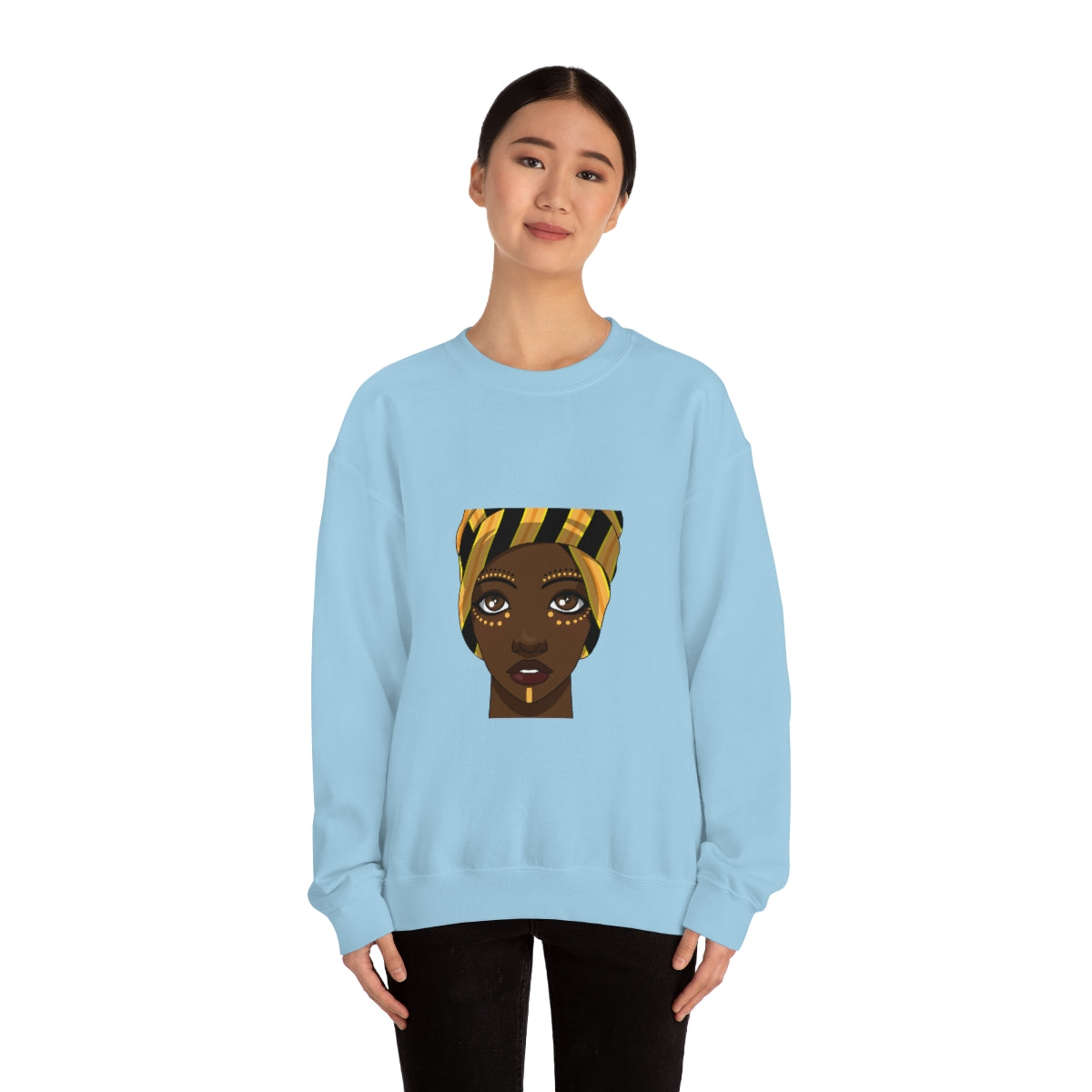 Beautiful African Woman -Unisex Heavy Blend™ Crewneck Sweatshirt