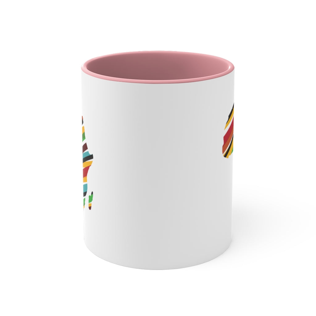 African Map 11oz Accent Mug