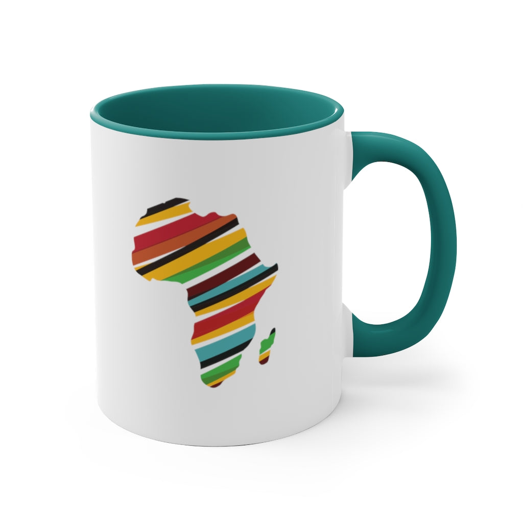 African Map 11oz Accent Mug