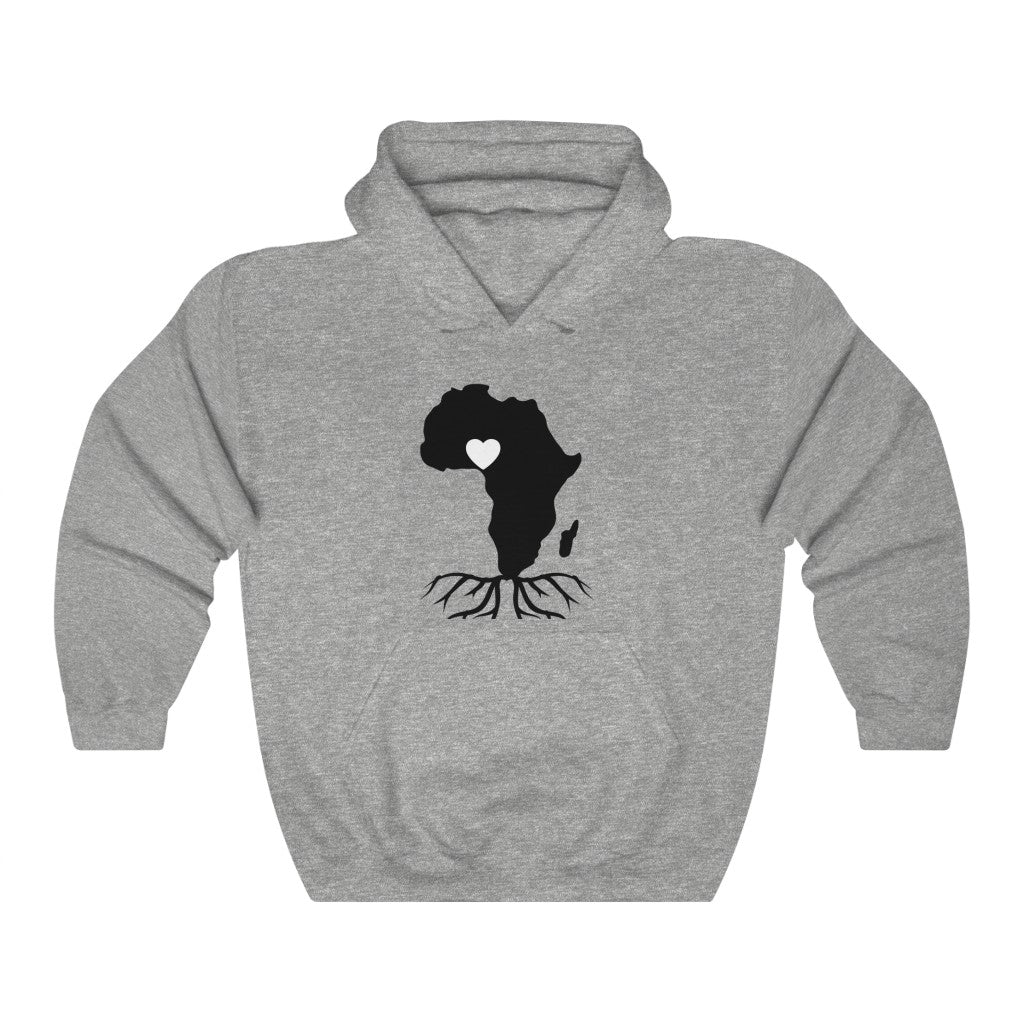 African Heart Naija Love Unisex Heavy Blend™ Hooded Sweatshirt