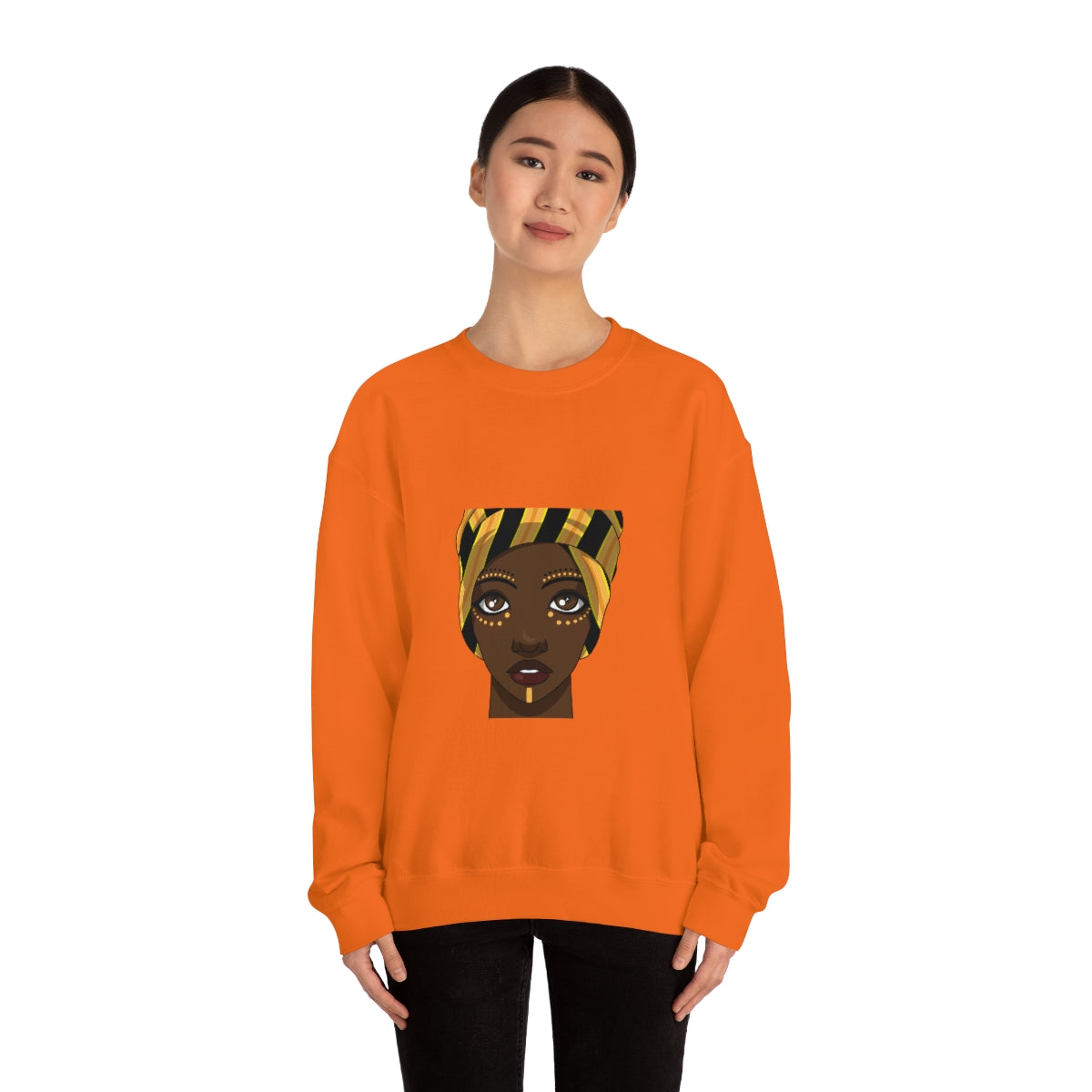 Beautiful African Woman -Unisex Heavy Blend™ Crewneck Sweatshirt