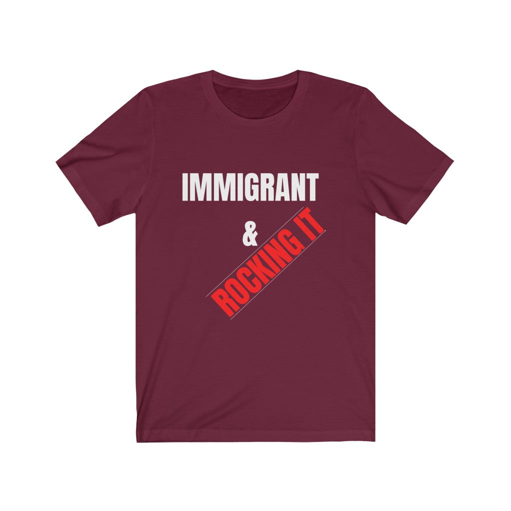 Immigrant Unisex Jersey Short Sleeve Tee