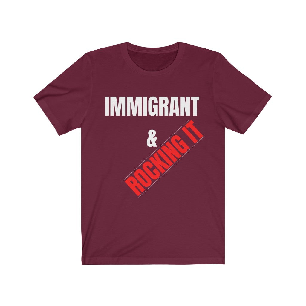 Immigrant Unisex Jersey Short Sleeve Tee