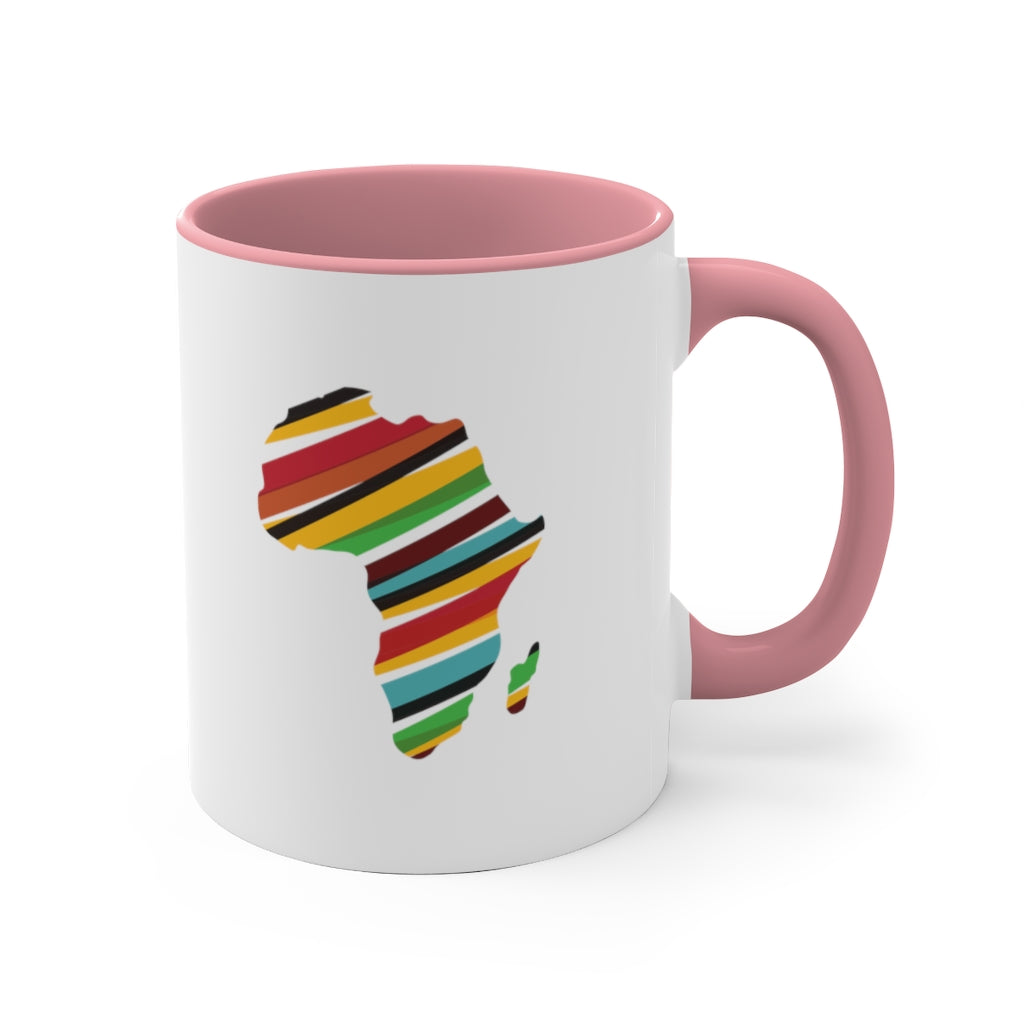 African Map 11oz Accent Mug