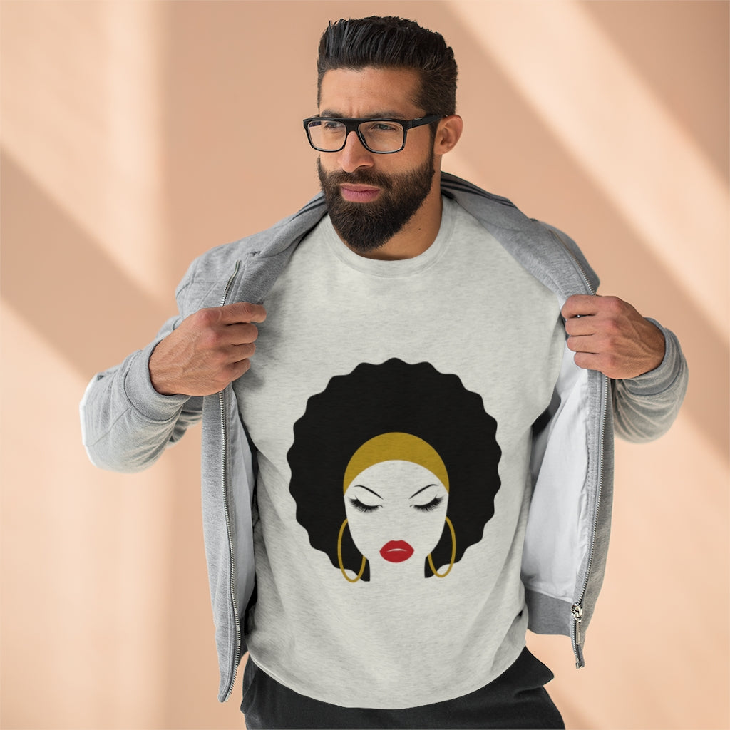 Black Girl Magic Unisex Premium Crewneck Sweatshirt