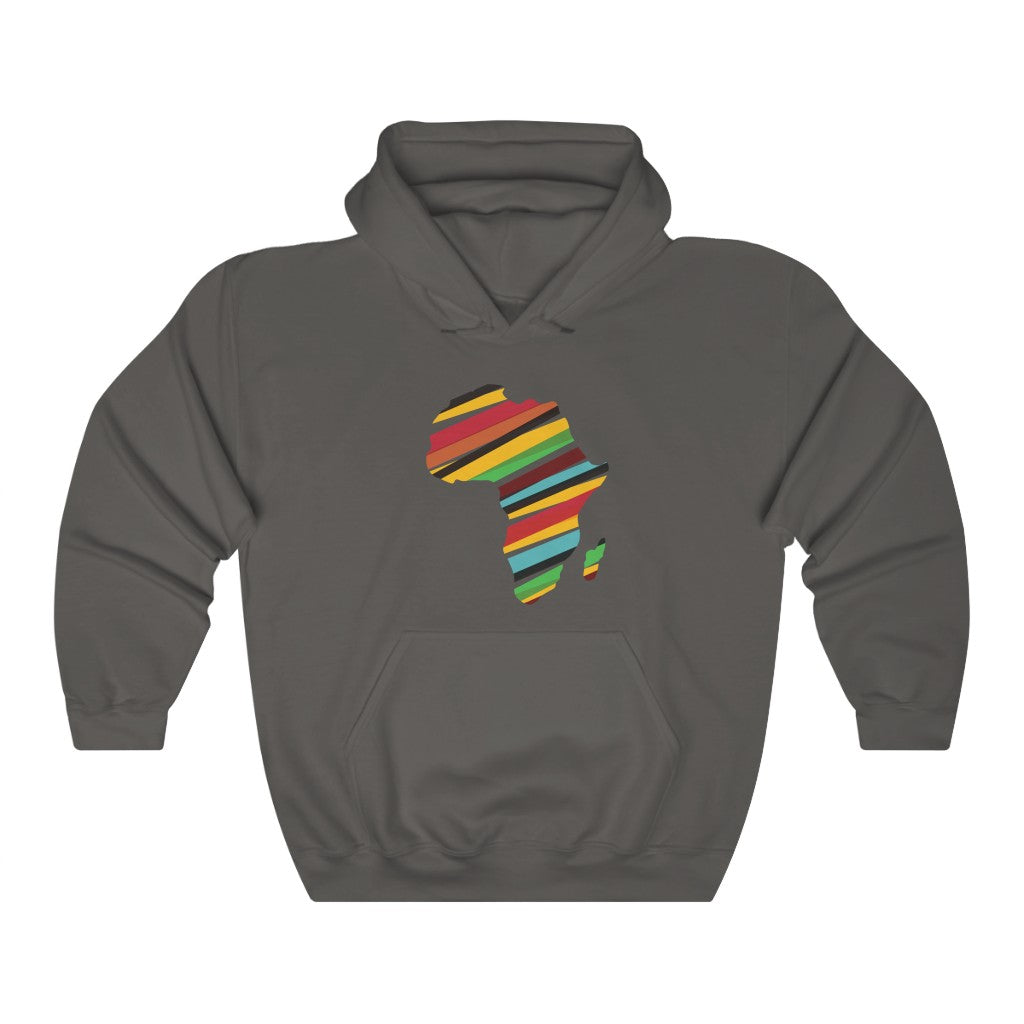 African Map Unisex Heavy Blend™ Hooded Sweatshirt