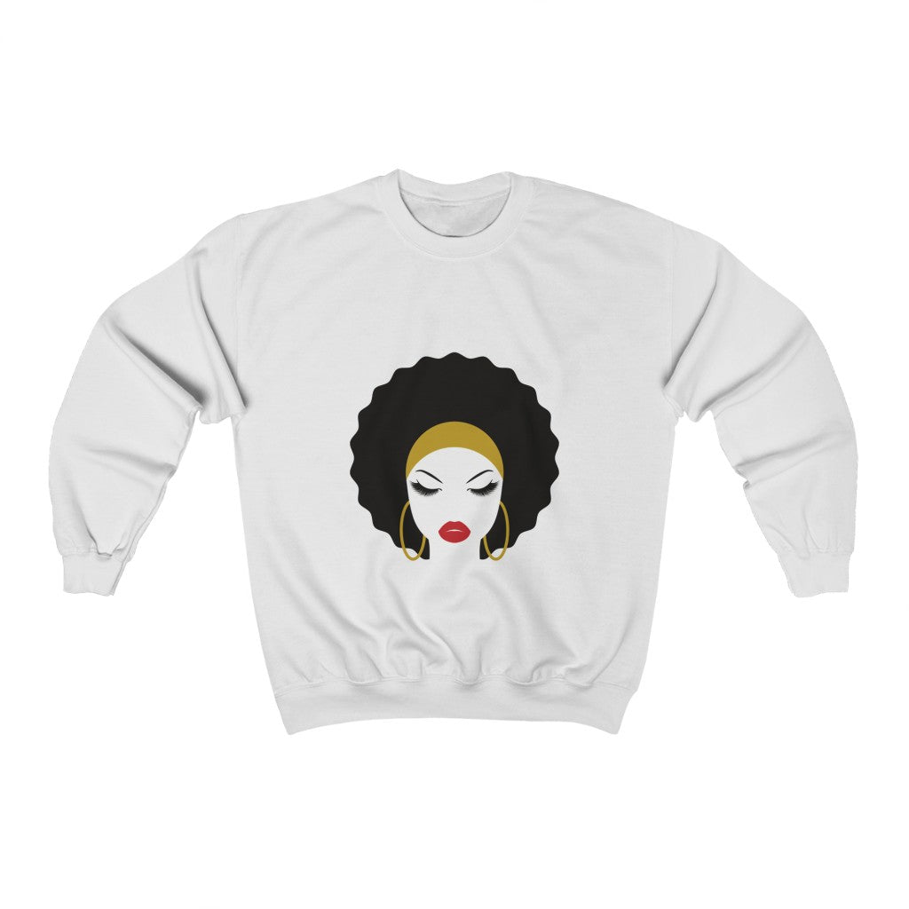 Black Girl Heavy Blend™ Crewneck Sweatshirt