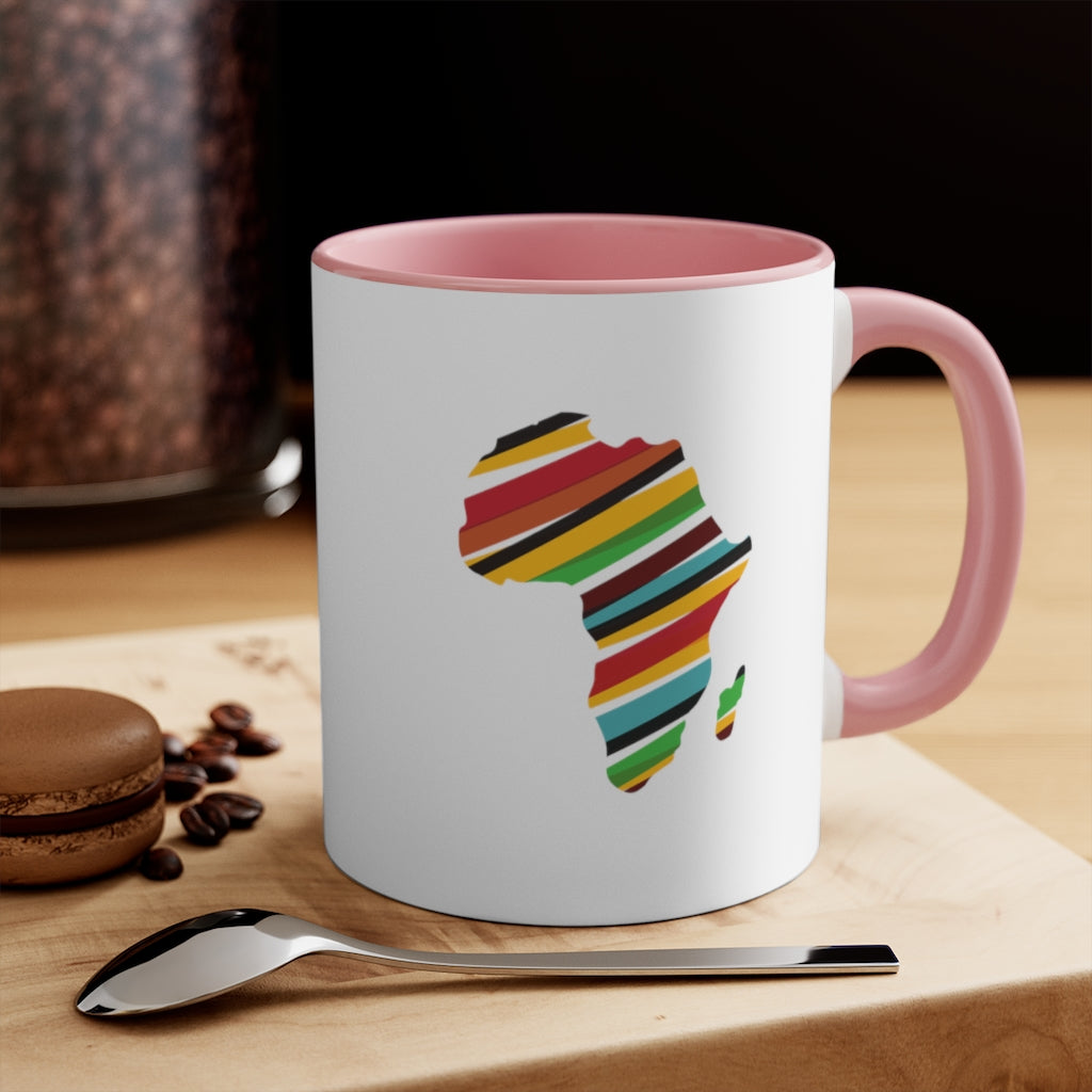 African Map 11oz Accent Mug