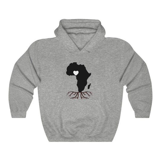 African Map Naija Love Unisex Heavy Blend™ Hooded Sweatshirt