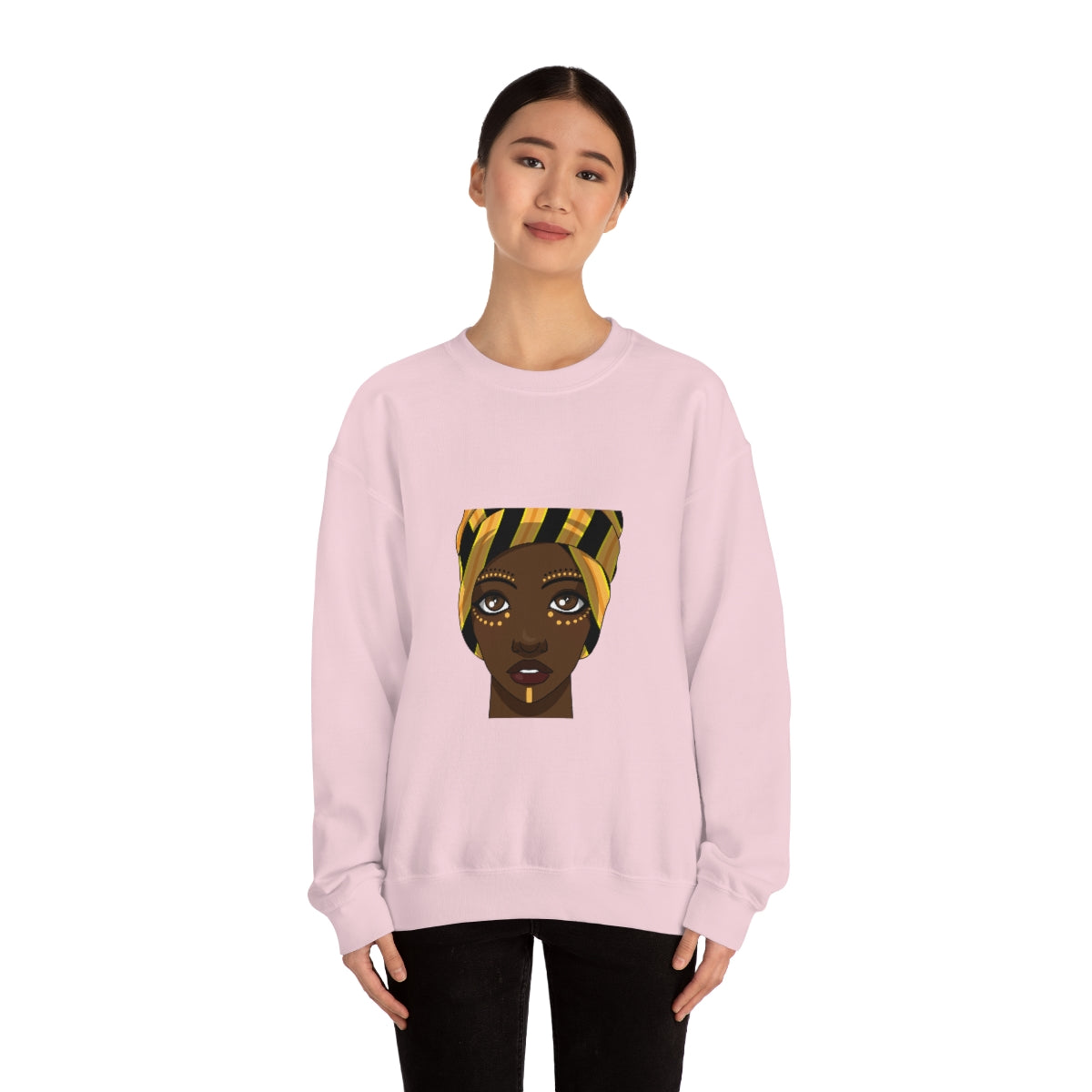 Beautiful African Woman -Unisex Heavy Blend™ Crewneck Sweatshirt