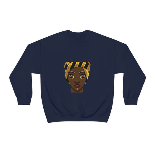 Beautiful African Woman -Unisex Heavy Blend™ Crewneck Sweatshirt