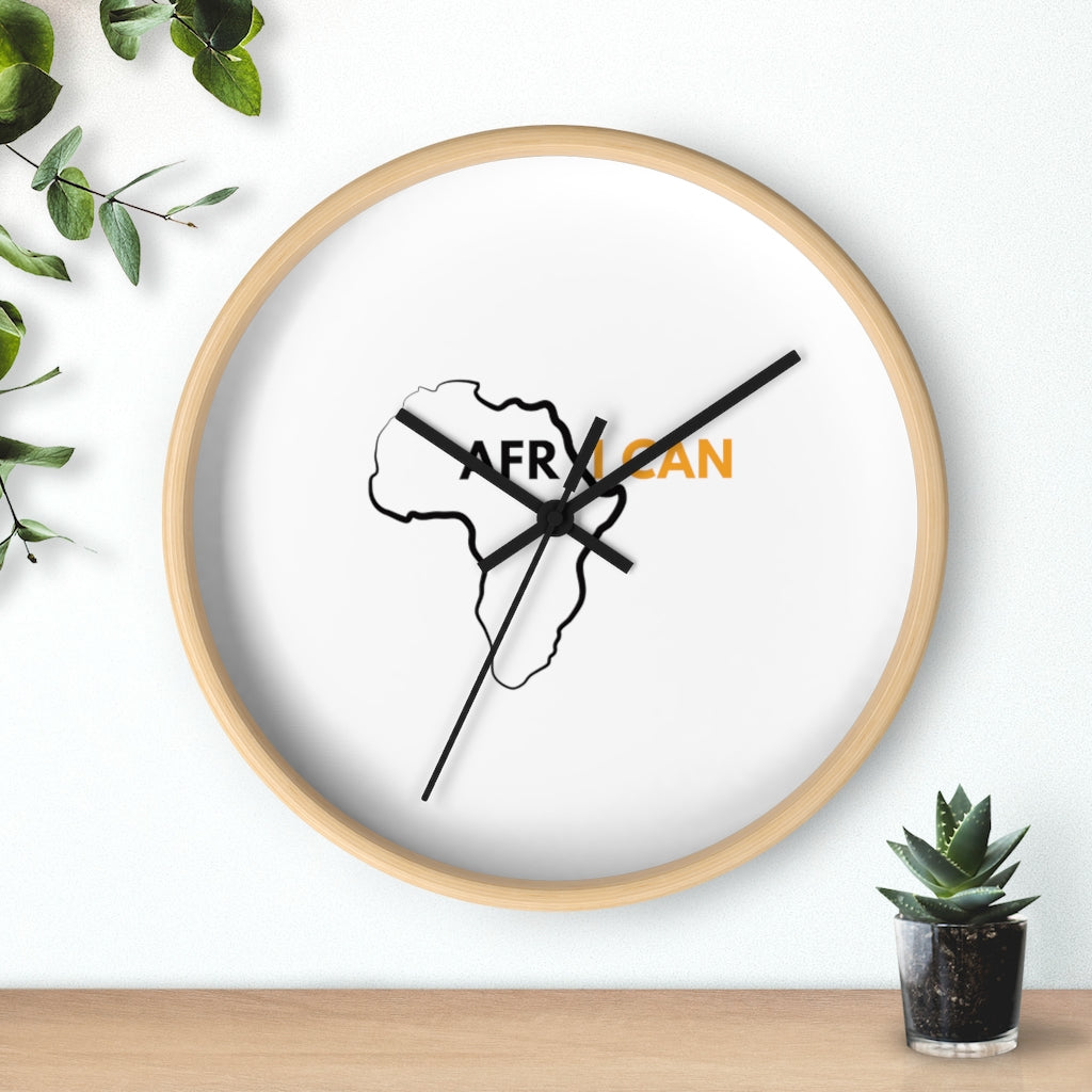 Afri I Can Wall clock