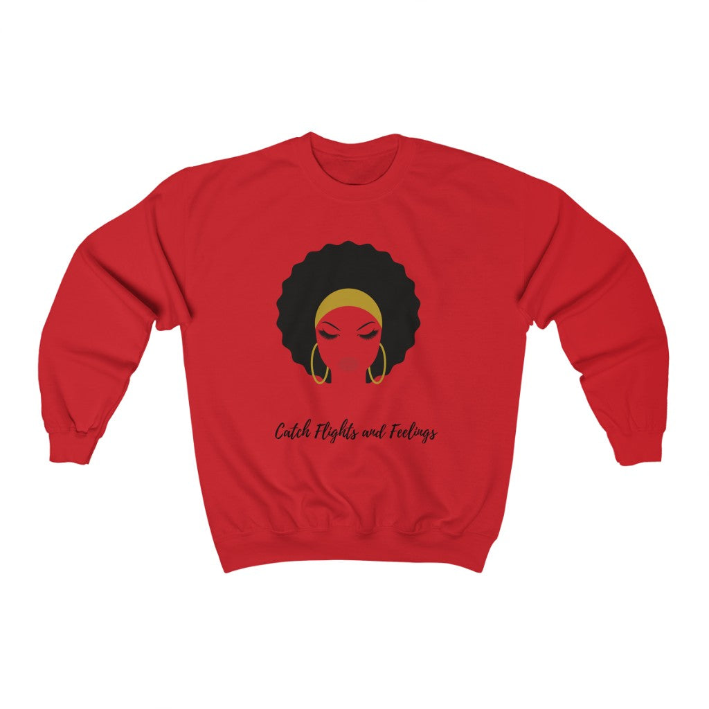 Catch Flights and Feelings-Unisex Heavy Blend™ Crewneck Sweatshirt