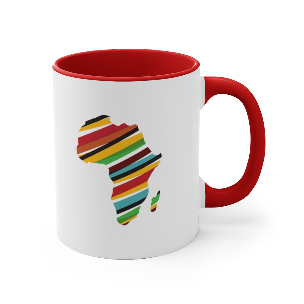 African Map 11oz Accent Mug