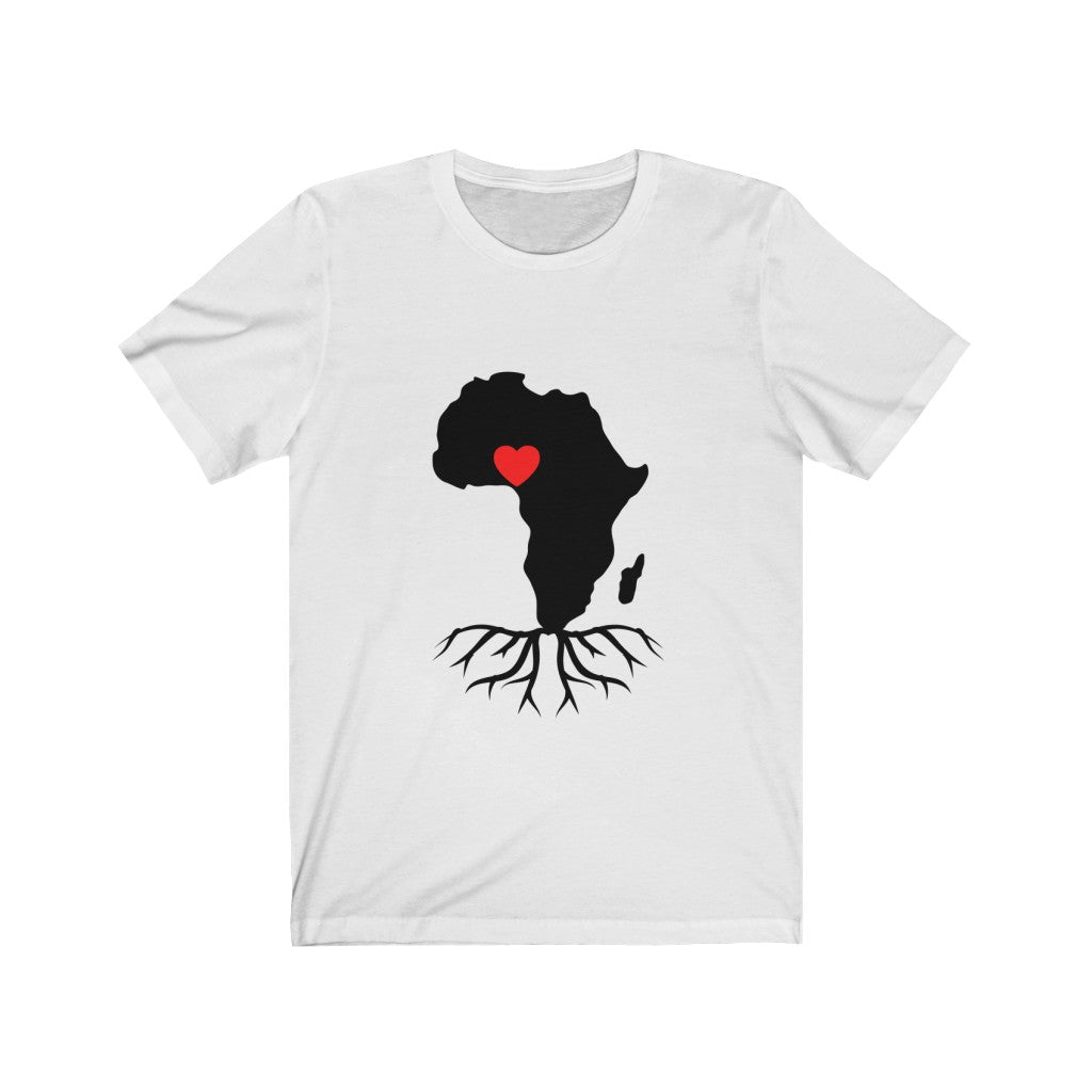 African Map Naija Love Unisex Jersey Short Sleeve Tee