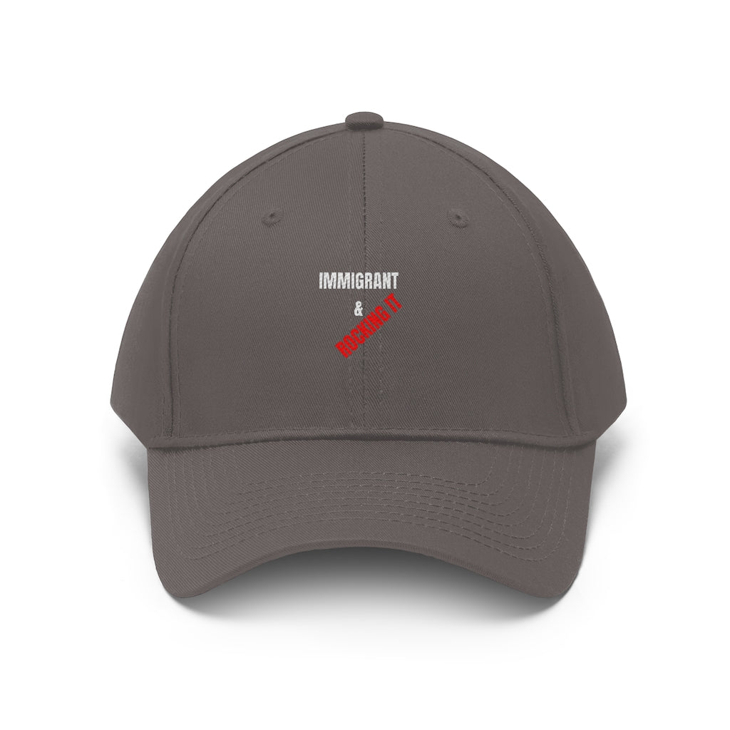 Immigrant and proud I Unisex Twill Hat I Immigrant I Proud Immigrant I