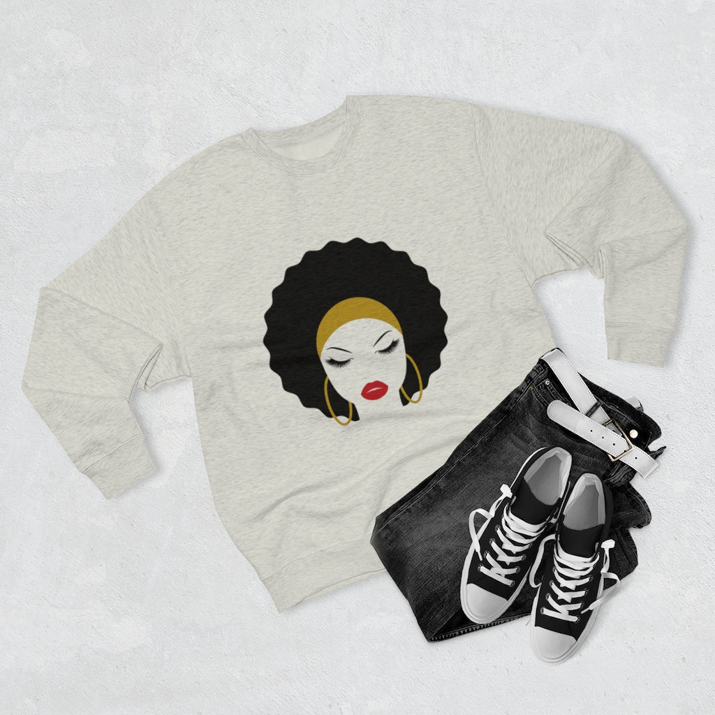 Black Girl Magic Unisex Premium Crewneck Sweatshirt