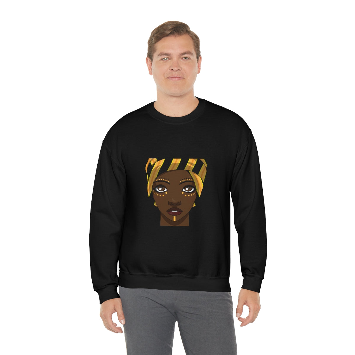 Beautiful African Woman -Unisex Heavy Blend™ Crewneck Sweatshirt