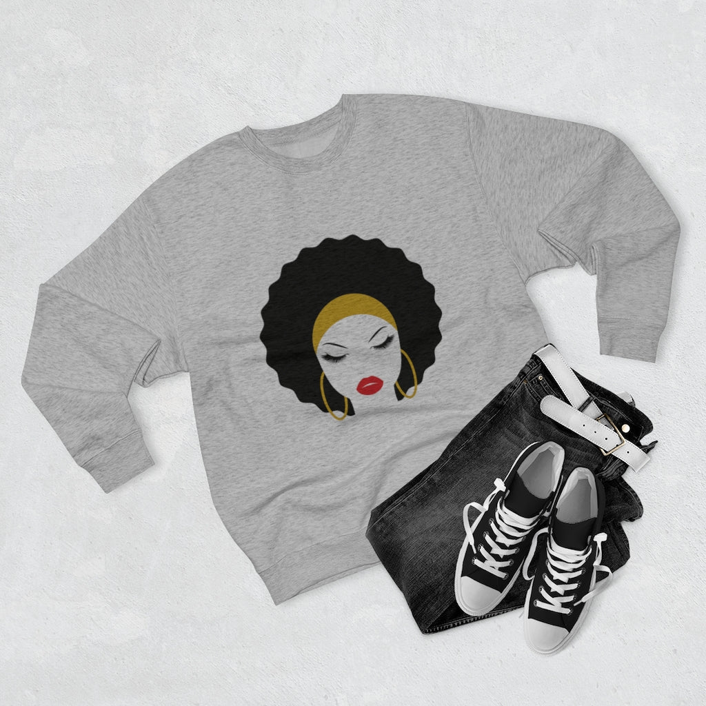 Black Girl Magic Unisex Premium Crewneck Sweatshirt