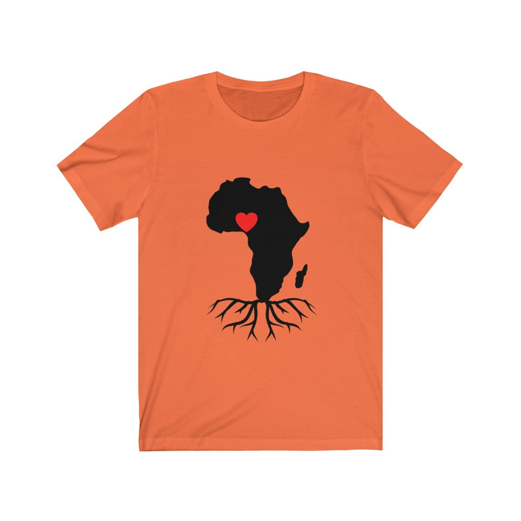 African Map Naija Love Unisex Jersey Short Sleeve Tee