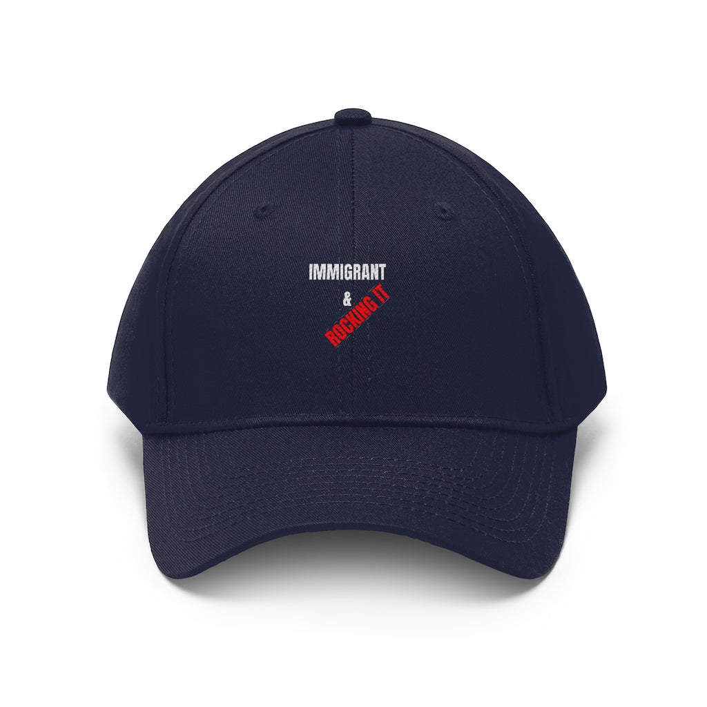 Immigrant and proud I Unisex Twill Hat I Immigrant I Proud Immigrant I