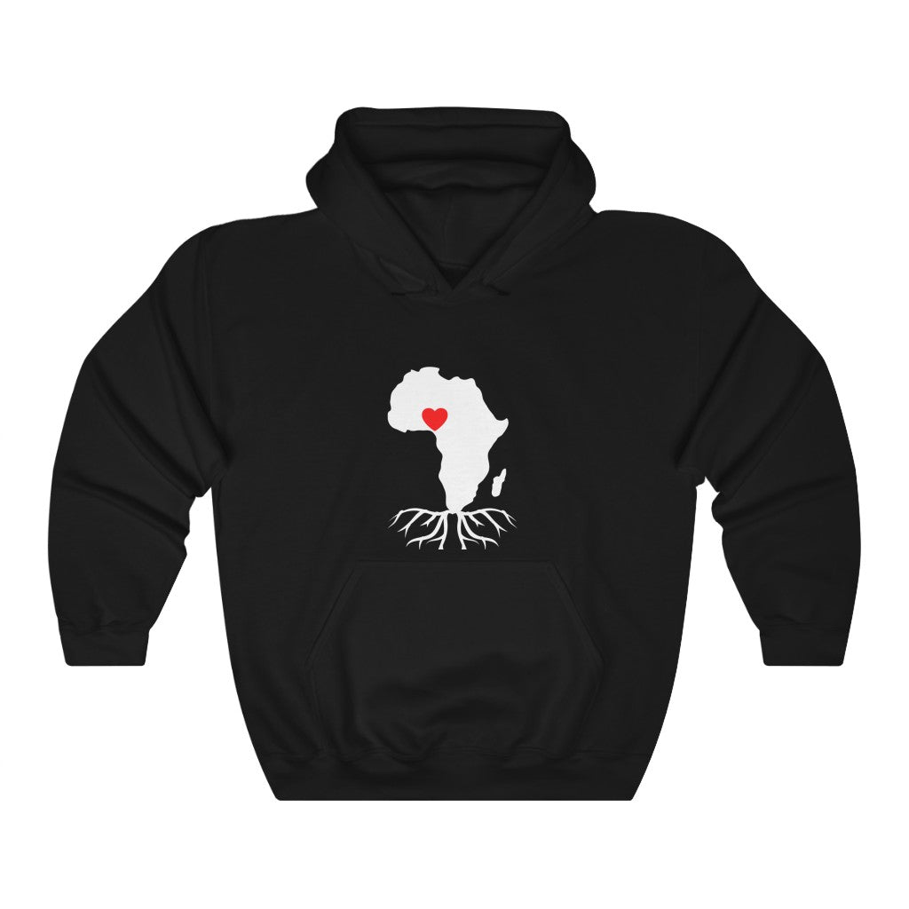 African Heart Naija Love Unisex Heavy Blend™ Hooded Sweatshirt