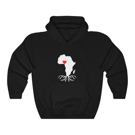 African Heart Naija Love Unisex Heavy Blend™ Hooded Sweatshirt