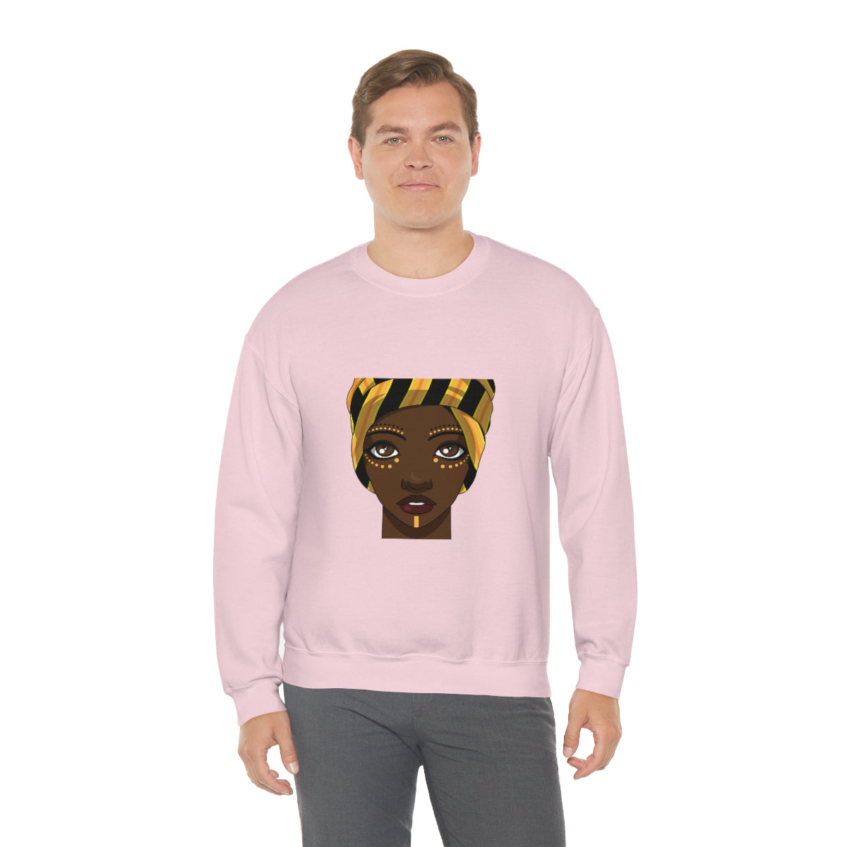 Beautiful African Woman -Unisex Heavy Blend™ Crewneck Sweatshirt