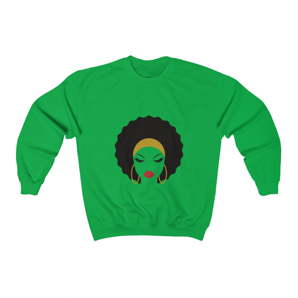 Black Girl Heavy Blend™ Crewneck Sweatshirt