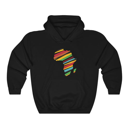 African Map Unisex Heavy Blend™ Hooded Sweatshirt