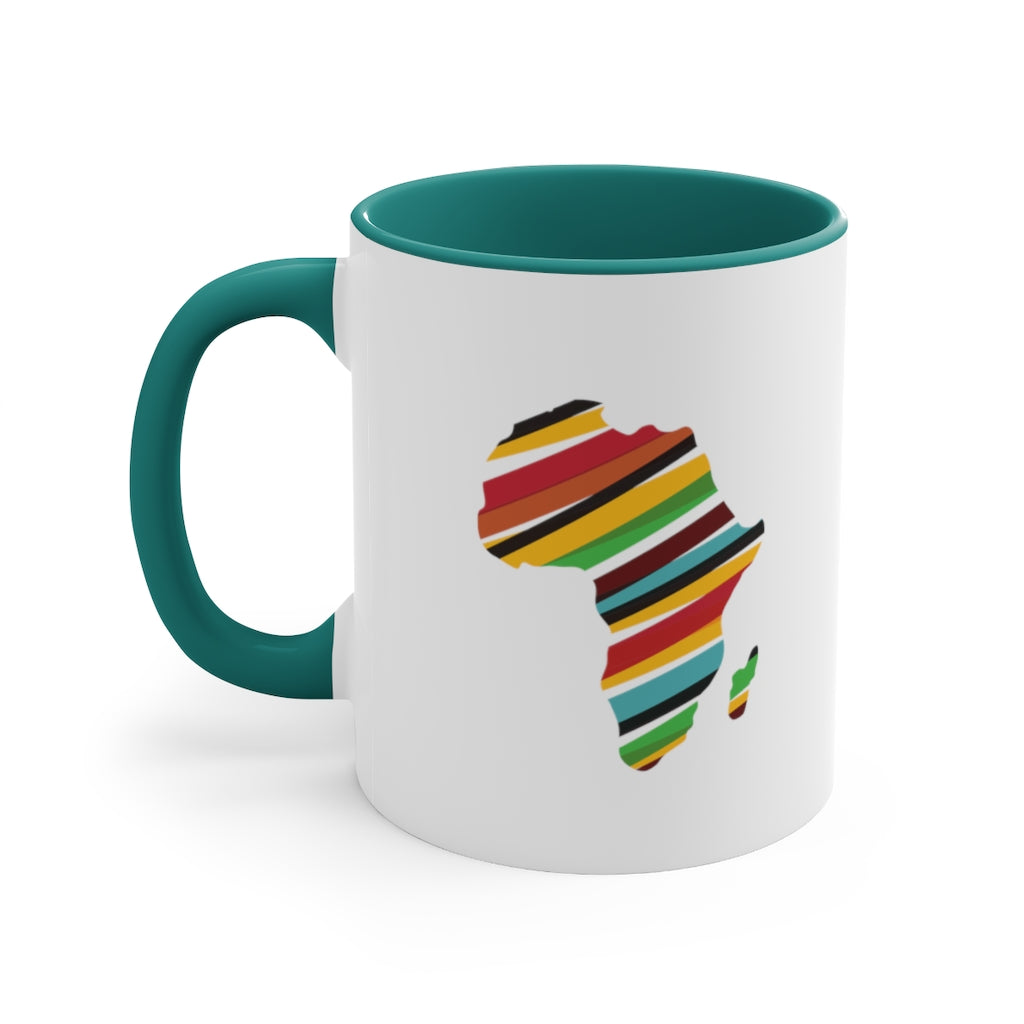 African Map 11oz Accent Mug