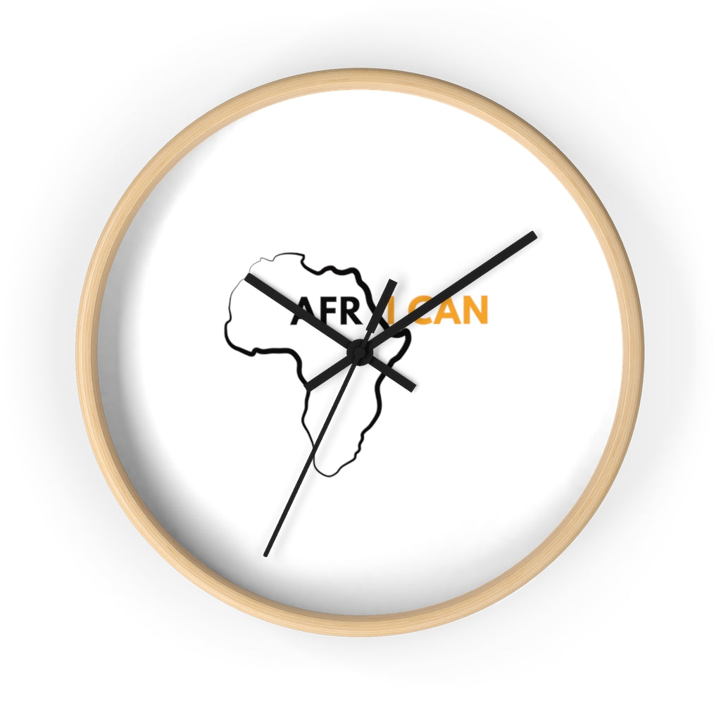 Afri I Can Wall clock