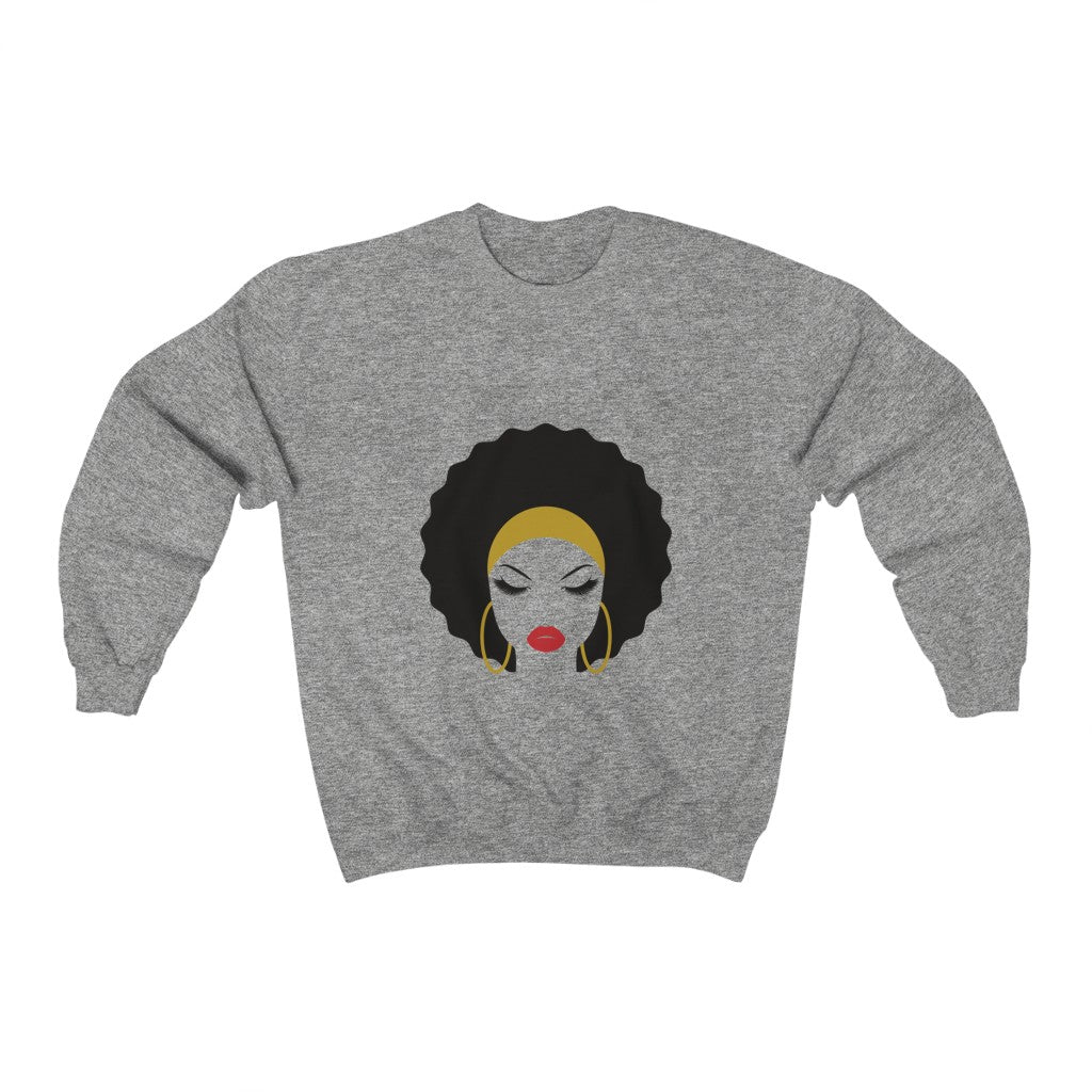 Black Girl Heavy Blend™ Crewneck Sweatshirt