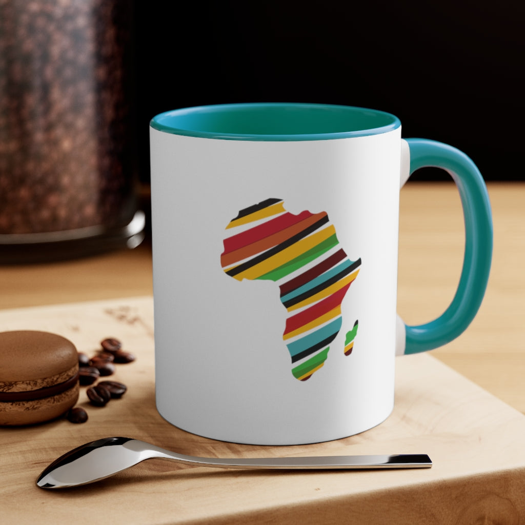 African Map 11oz Accent Mug