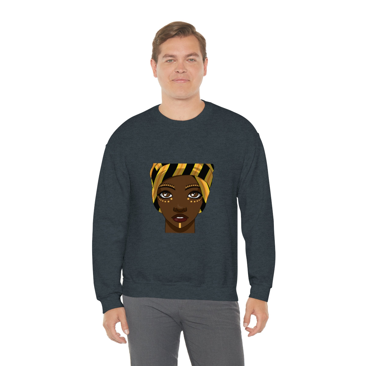 Beautiful African Woman -Unisex Heavy Blend™ Crewneck Sweatshirt