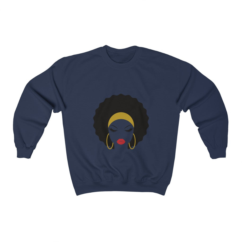 Black Girl Heavy Blend™ Crewneck Sweatshirt