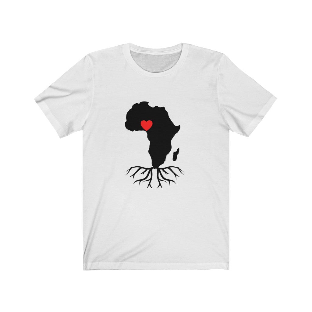 African Map Naija Love Unisex Jersey Short Sleeve Tee