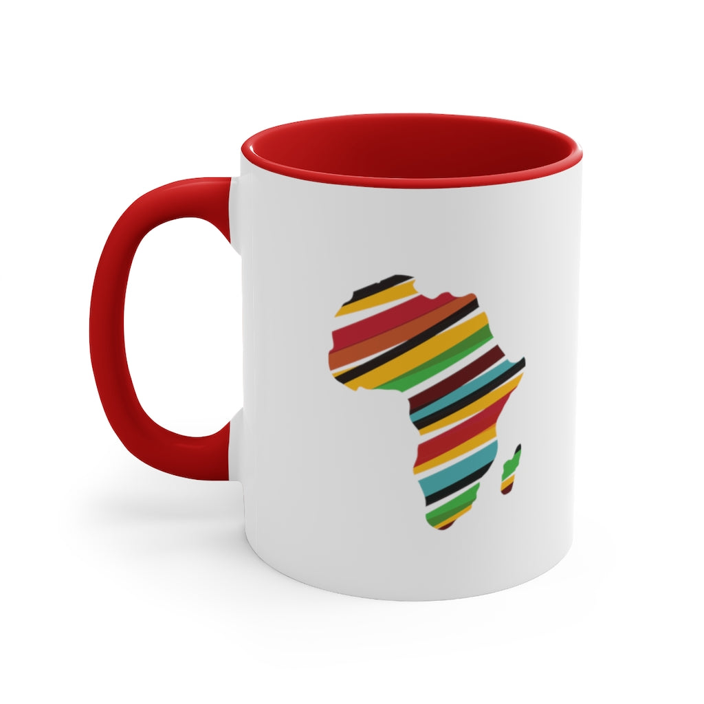 African Map 11oz Accent Mug