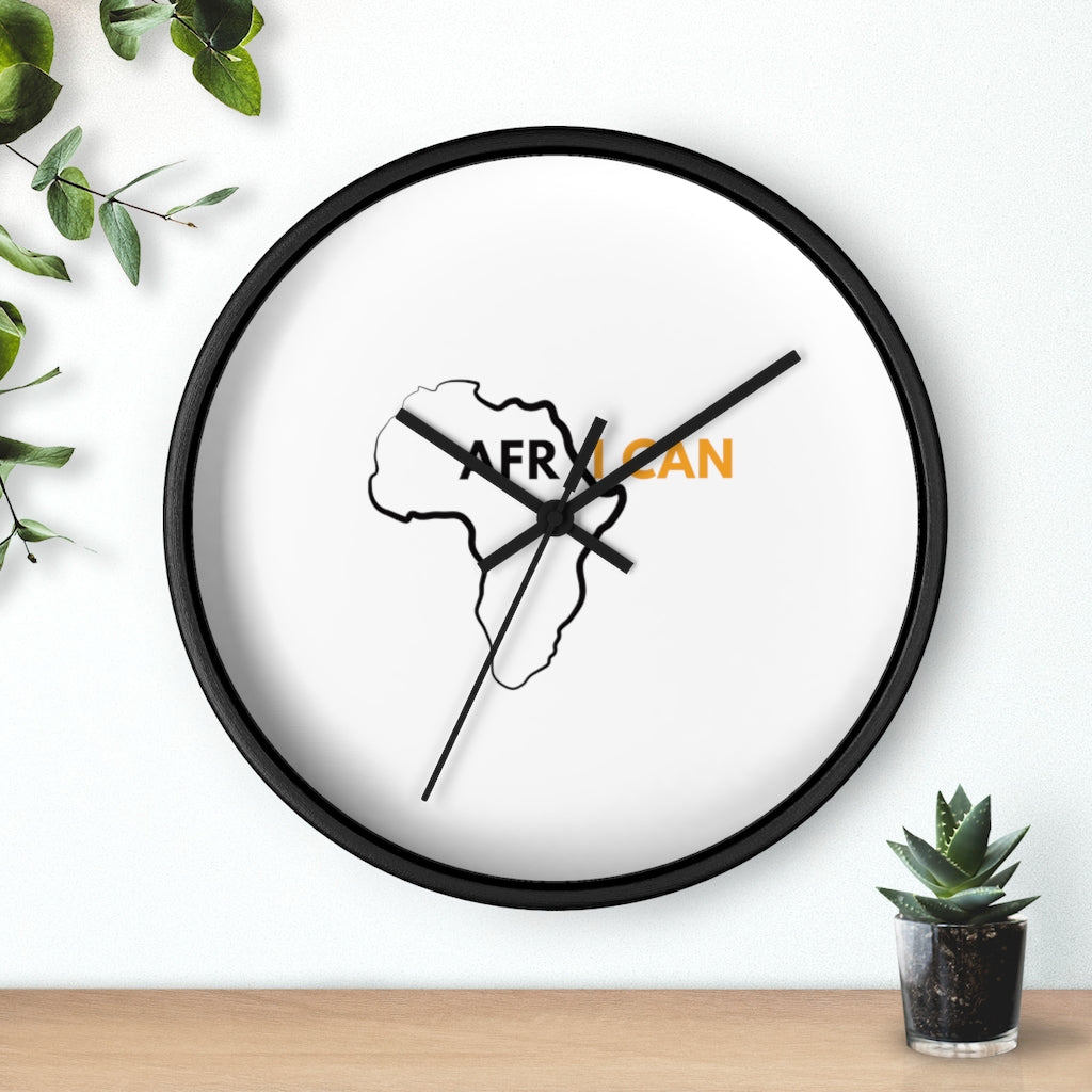 Afri I Can Wall clock