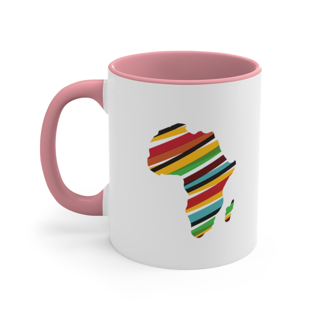 African Map 11oz Accent Mug