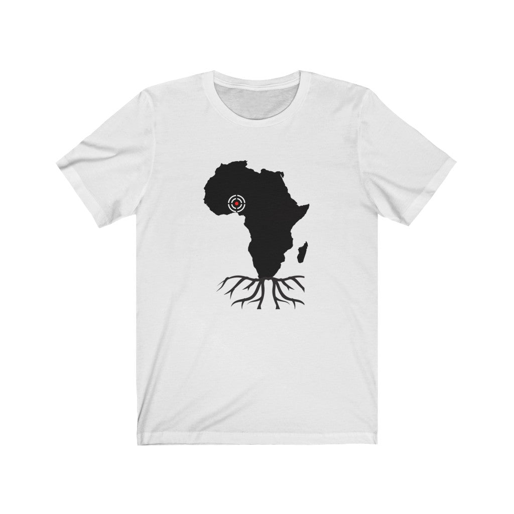 African Roots naija locator Unisex Jersey Short Sleeve Tee