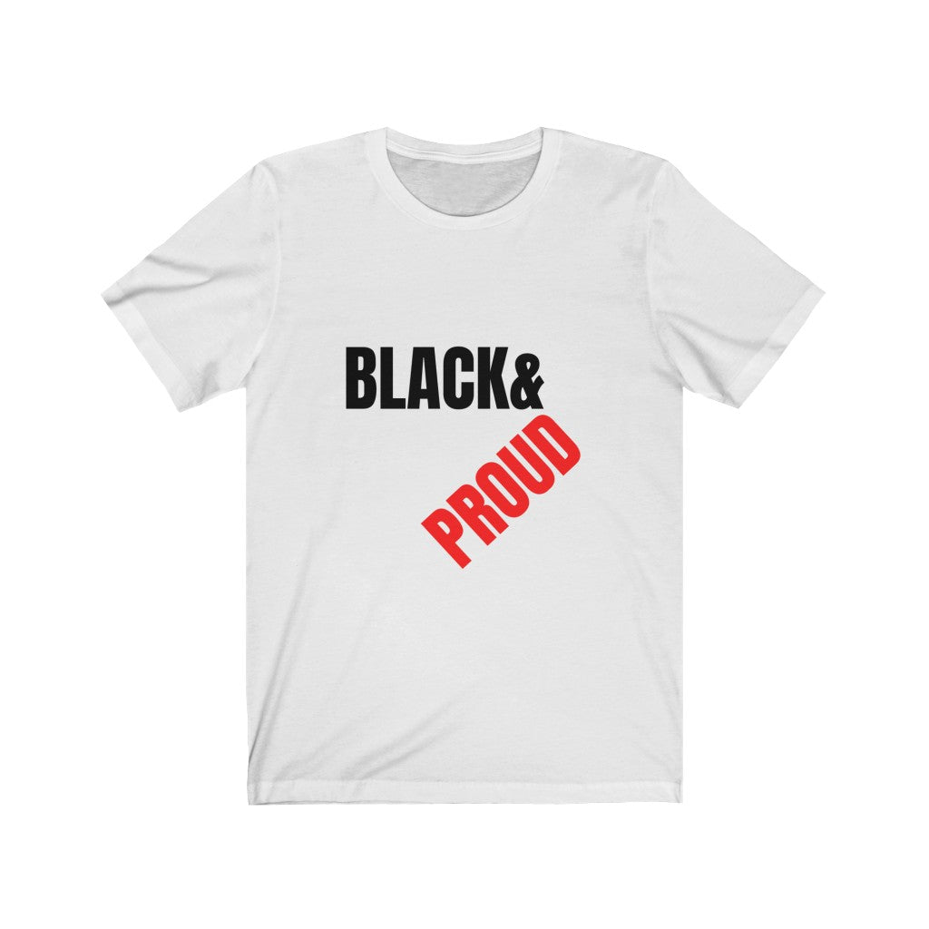 Black & Proud Unisex Jersey Short Sleeve Tee