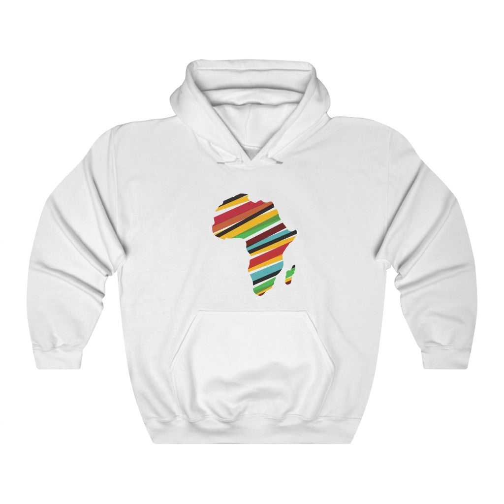 African Map Unisex Heavy Blend™ Hooded Sweatshirt